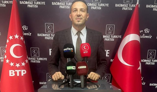 BTP Parti Sözcüsü Lütfullah Önder Mersin’e Geliyor