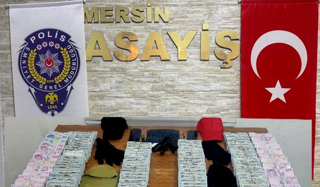 Mersin'de çalıştığı iş yerine 'yağma' süsü veren personel ve 2 şüpheliye gözaltı