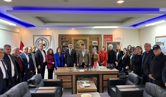 Osmaniye CHP Heyeti AKDER’i ve Başkan Temiz’i Ziyaret Etti