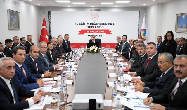 Osmaniye’de Eğitim Değerlendirme Toplantısı Gerçekleştirildi