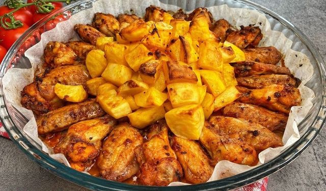 Osmaniye’de Mangal Tadında Fırında Kanat Tarifi İlgi Görüyor