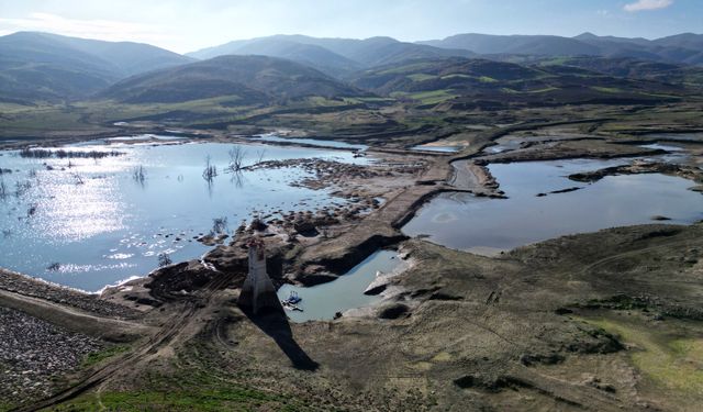 Tekirdağ'da Naip Barajı'ndan su alımı geçici olarak durduruldu
