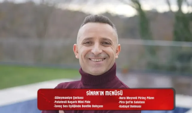 Zuhal Topal’la Yemekteyiz’de 29 Aralık Günü Sinan Bey Mutfağa Damga Vurdu!