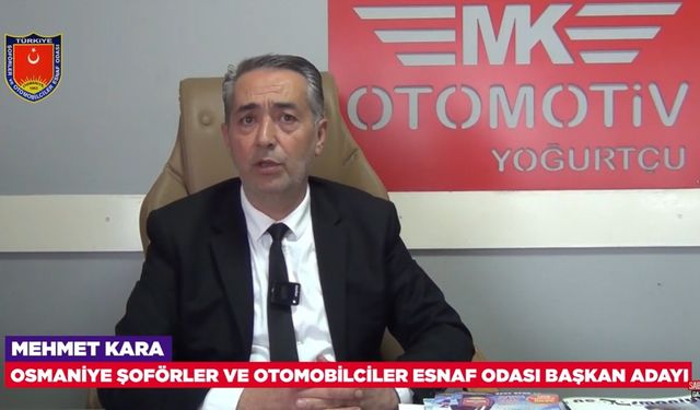 Osmaniye Şoförler Odası Seçiminde Kara’dan Sahada Başkan Söz