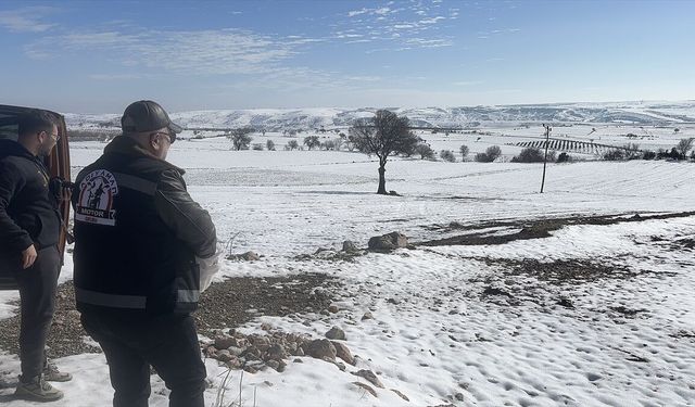 Adıyaman'da yaban hayvanları için doğaya yem bırakıldı
