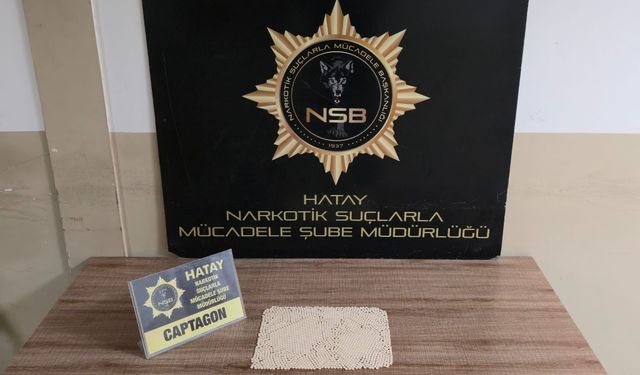 Antakya'da 1909 uyuşturucu hap ele geçirildi