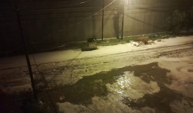 Bozyazı ilçesinde dolu etkili oldu