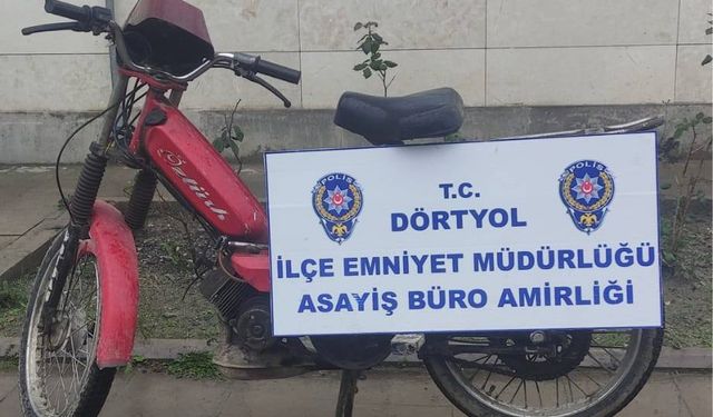 Dörtyol’da Motosiklet Hırsızlığı Şüphelisi Tutuklandı