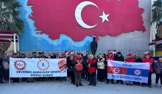 Emeklilerden Düziçi’nde Sert Tepki