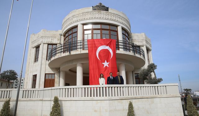Hatay'da aslına uygun şekilde yeniden inşa edilen tarihi meclis binası tanıtıldı