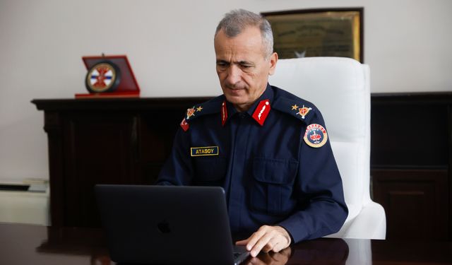 Mersin İl Jandarma Komutanı Tuğgeneral Atasoy, AA'nın 'Yılın Kareleri' oylamasına katıldı