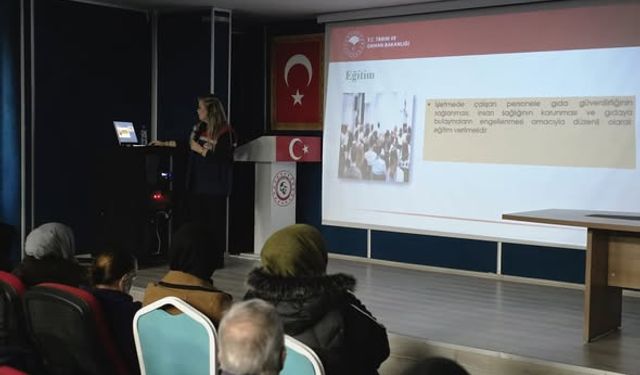Osmaniye’de Kantinlere Gıda Güvenliği Eğitimi Verildi