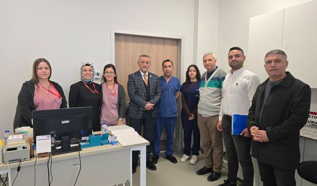 Sağlık Sen Osmaniye Hastanesinde Çalışanları Ziyaret Etti