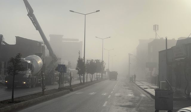 Adıyaman'da sis etkili oldu