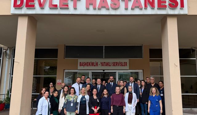 Antalya Sağlık Müdürü Özkan'dan Kemer Devlet Hastanesine ziyaret