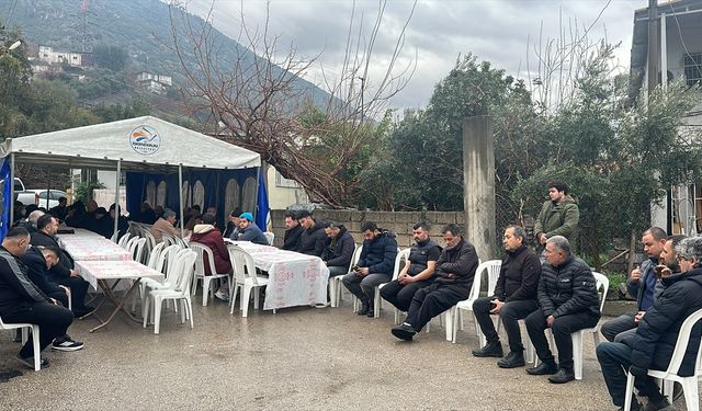 Depremde yaşamını yitiren AA muhabiri Burak Milli ve ailesi için mevlit okutuldu