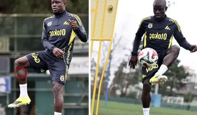 Kante Fenerbahçe’de ilk antrenmanına çıktı! Bacağındaki detay gündem oldu