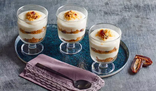 Osmaniyeliler İçin Hafif Tatlı Önerisi Kadayıflı Muhallebi Kupları Evlerde İlgi Görüyor