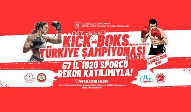 Türkiye Kick-Box Heyecanı Osmaniye’de