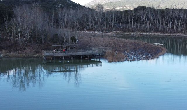 Yağışlar Kovada Gölü'nde su seviyesini artırdı