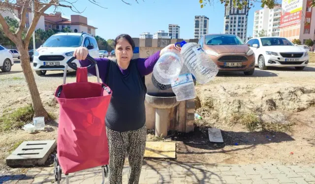 Adana'da Mahalleli Susuzluğa İsyan Etti
