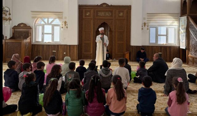 Anamur ilçesinde 'Cami-Çocuk Buluşması' etkinliği yapıldı