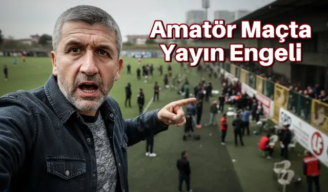 Osmaniye'de Oynanan Amatör Maçta Yayın Engeli