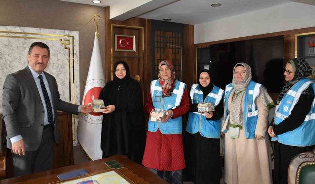 Bilecik'te öğrencilerden Filistin'e destek