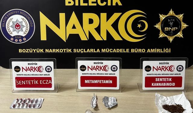 Bilecik'te uyuşturucu operasyonu: 3 şüpheli yakalandı