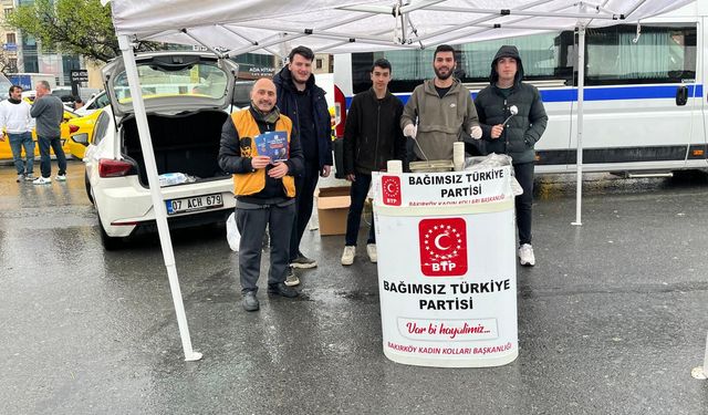 BTP’den Bakırköy’de Halkla Buluşma ve Çorba İkramı