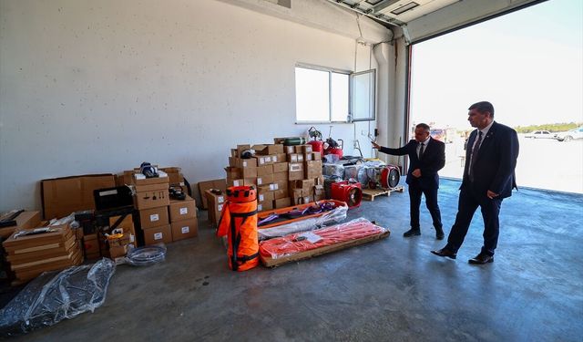 Burdur İtfaiye Müdürlüğüne 2 bin 950 yeni araç ve ekipman kazandırıldı