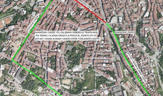 Bursa'da trafik düzenlemesi