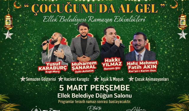 Düziçi Ellek'te  Bu Akşam Ramazan Etkinliği Düzenleniyor