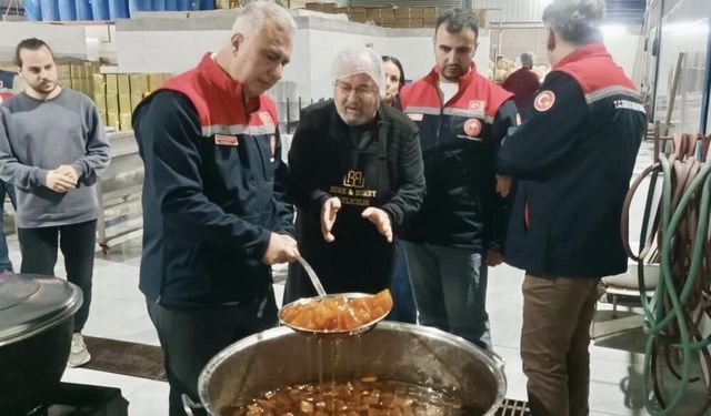 Hatay’da Kabak Tatlısı Denetimi Yapıldı