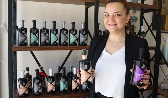Kadın mühendis, ailesinin yetiştirdiği zeytinlere katma değer kazandırdı