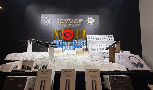 Kahramanmaraş'ta kaçakçılık operasyonunda 2 zanlı gözaltına alındı