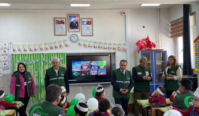 Kahramanmaraş'ta okullarda Yeşilay anlatıldı