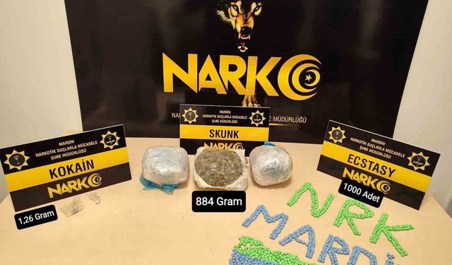 Mardin'de uyuşturucu operasyonu: 4 şüpheli yakalandı