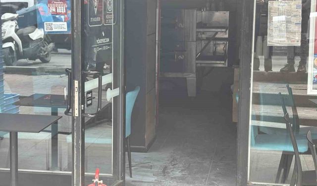 Şişli'de pizzacıda korkutan yangın