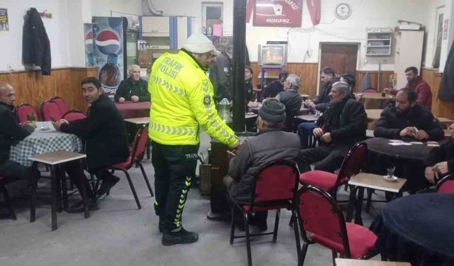 Tomarza'da vatandaşlar trafik ve dolandırıcılık konularında bilgilendirildi