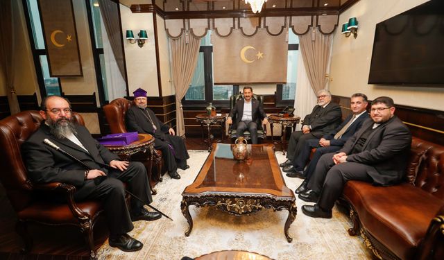 Türkiye Ermenileri Patriği Maşalyan'dan Hatay Valisi Mustafa Masatlı'ya ziyaret