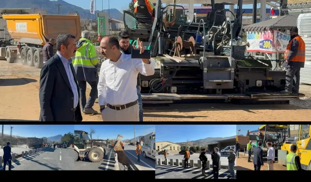 Yarbaşı Atatürk Bulvarı’nda Asfalt Hazırlığı