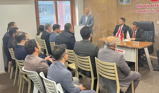 Yeniden Refahtan Osmaniye’de Mart Ayı İl Divan Toplantısı