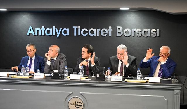 Antalya Ticaret Borsası nisan ayı meclis toplantısı yapıldı
