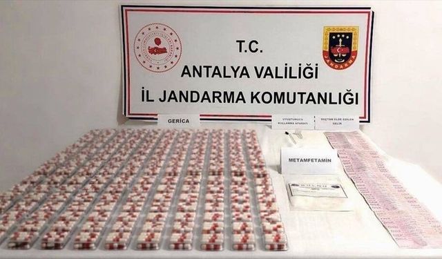 Antalya'da uyuşturucu operasyonunda 1 şüpheli yakalandı