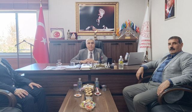 Yerel Yöneticilerden Eğitim Müdürlüğüne Ziyaret