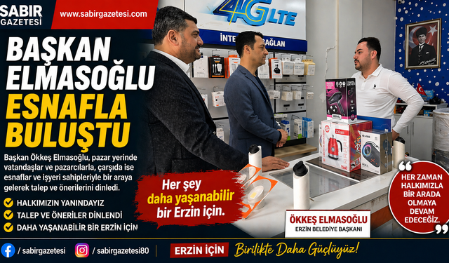 Başkan Elmasoğlu Esnafla Buluştu