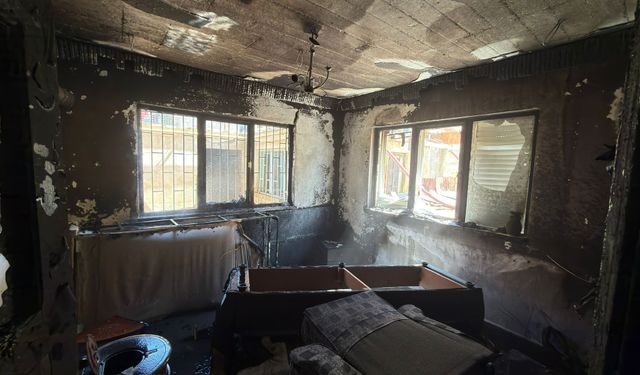 Burdur'da evde çıkan yangın söndürüldü