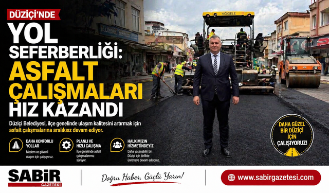 Düziçi’nde Yol Seferberliği: Asfalt Çalışmaları Hız Kazandı