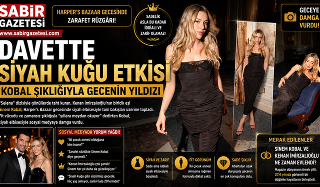 Davette Siyah Kuğu Etkisi Kobal Şıklığıyla Gecenin Yıldızı